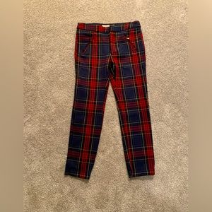 Girls size 7 plaid pants by Zara Girls